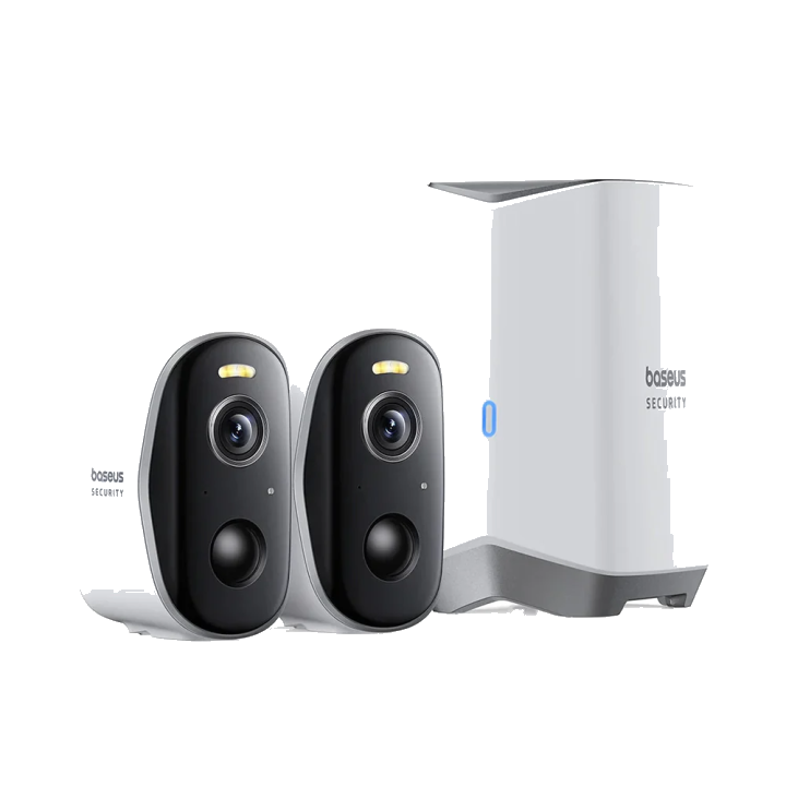 Baseus N1 Überwachungskamera, Wi-Fi, 2K, IP67, Außenbereich, 2er-Set S0TW002131