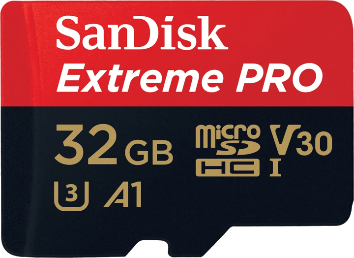 SanDisk Extreme® PRO microSDHC Speicherkarte 32GB mit SD-Adapter