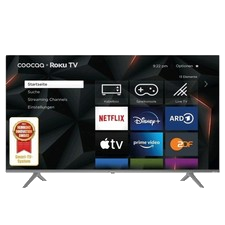 Coocaa 43R5GY 109cm (43 Zoll) LED-TV Roku Fernseher WLAN Smart-TV