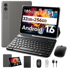 ExcitPower T70 11 Inch Android16 Tablet 32GB+256GB/2TB 8000mAh Gemini AI 5G WiFi