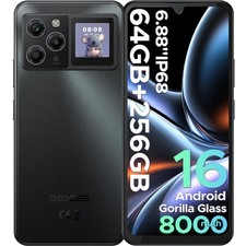 DOOGEE M30PRO 6,88" Handy 64GB+256GB Android IP68 Waterproof Smartphone 8000mAh