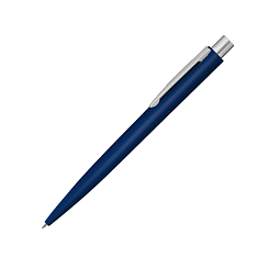 uma® Metall-Druckkugelschreiber Lumos Gum, blaue Mine, dunkelblau