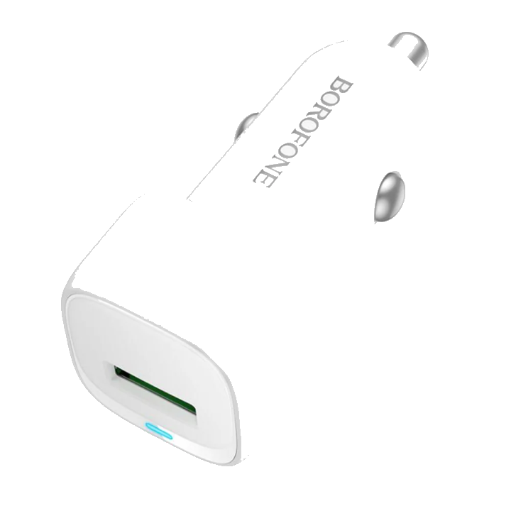 Auto-Ladegerät Borofone BZ34 Cloud, 18W, 3A, 1 x USB-A, Weiß