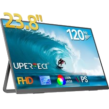 UPERFECT 23,8 Zoll 120Hz Portable Monitor Laptop Monitors USB-C Gaming Monitor
