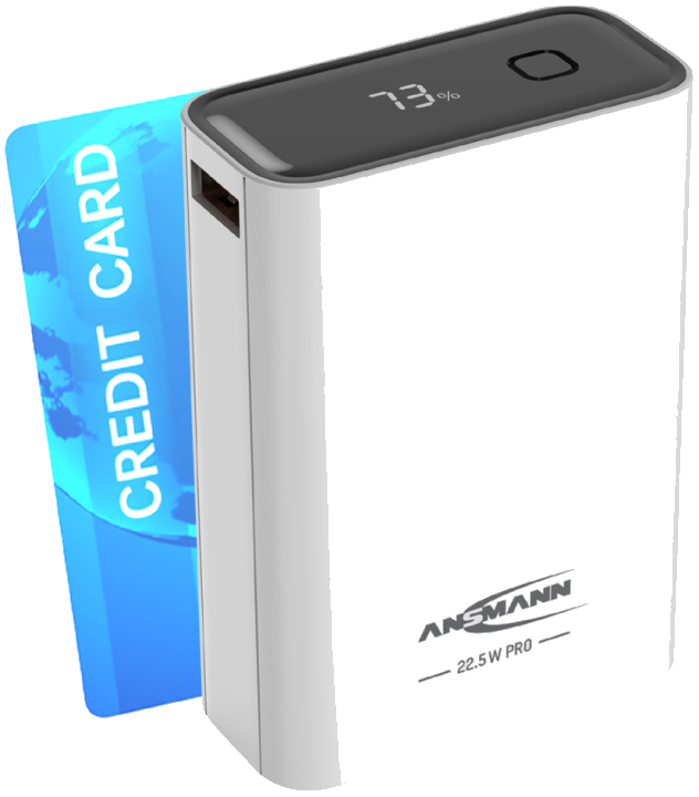 ANSMANN Powerbank PB222PD, 20.000 mAh, weiß