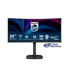 Philips 34B2U3600C 34 Zoll UWQHD Curved VA LED 21:9 120 Hz Office Monitor