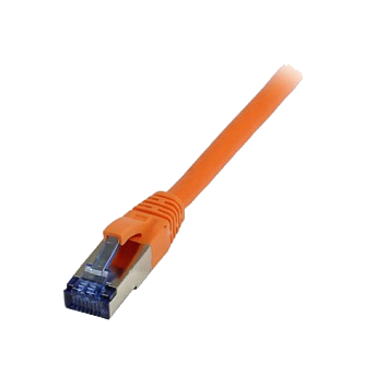 Synergy21 Patchkabel RJ45, CAT6A 500Mhz, 0,5m, orange, S-STP(S/FTP), TPE/LSZH(Superflex), AWG26,