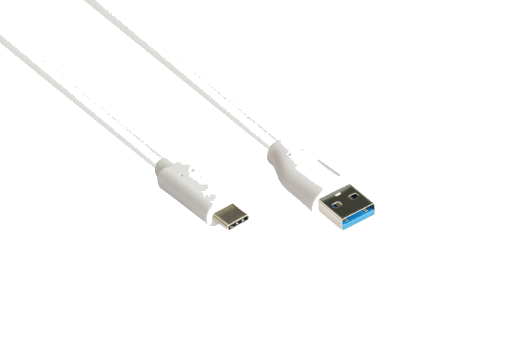 Good Connections USB 3.2 Gen.2 Kabel A-USB-C weiß 0,5m