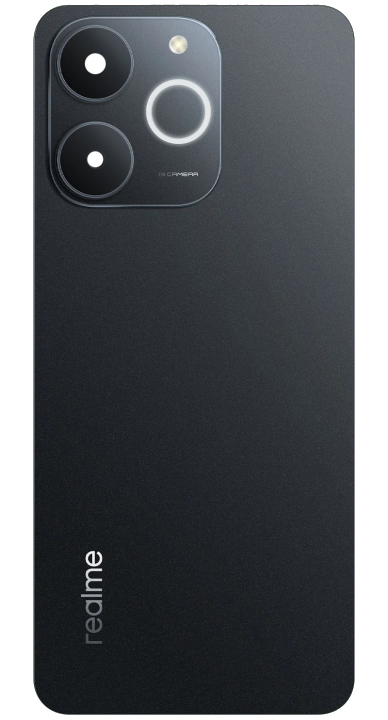 Akkuabdeckung Realme Note 70T, Schwarz (Obsidian Black), Service Pack 621033000695