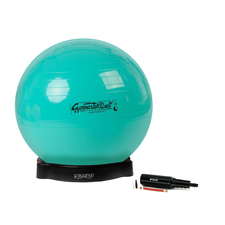 Original Pezzi® Gymnastikball STANDARD m.Ballschale u. Pumpe