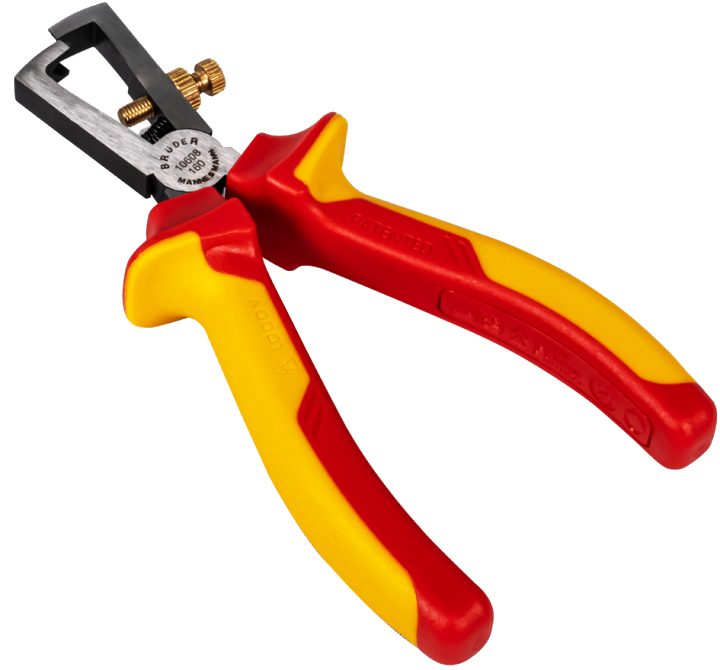 BRÜDER MANNESMANN Abisolierzange, VDE geprüft, Länge: 160 mm