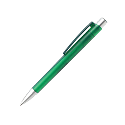 burger swiss pen® Kugelschreiber Delta-Frosted, blaue Mine, grün-gefrostet