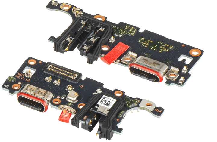 Ladeanschluss - Audio - Mikrofon Platine für Oppo A6k, Service Pack 621024000220