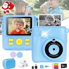 Kinderkamera Sofortbildkamera Kinder 1080P Kamera Kinder Sofortdruck mit 32GB DE