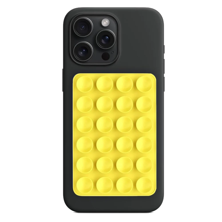 Saugnapfhalterung Techsuit SY-PAD, Gelb