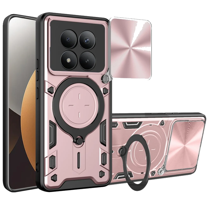 Hülle für Xiaomi Poco M8 Pro / Redmi Note 15 Pro+ 5G, Techsuit, CamGuard Pro, Roségold