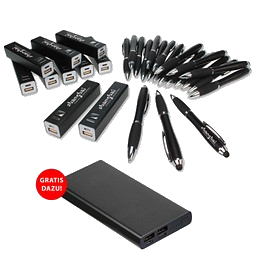 Werbe-Sparset Energy, 211-tlg, inkl. Druck, schwarz