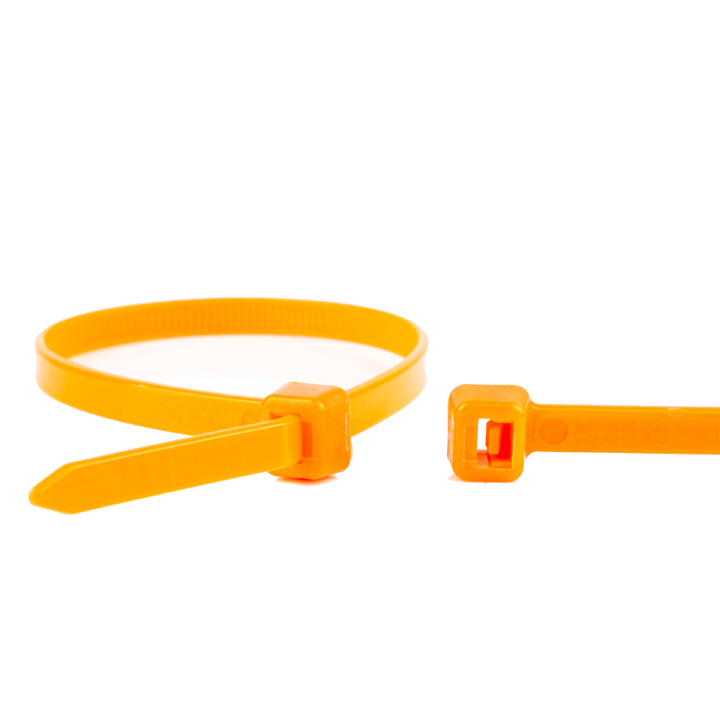 WKK Kunststoffkabelbinder Orange 200x3,6mm 100 St.