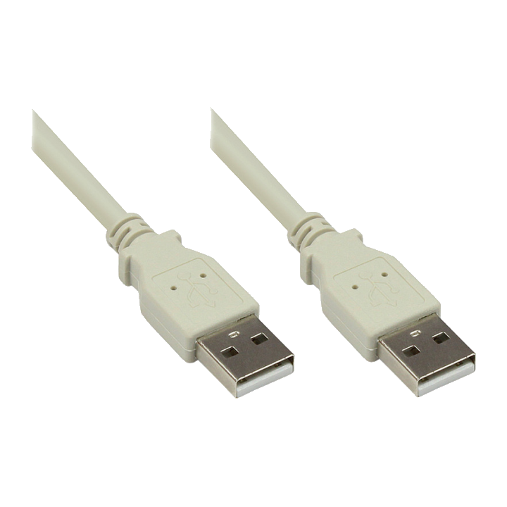 Good Connections USB2.0 Kabel A-A grau 1,8m