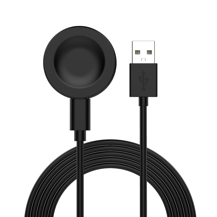 Wireless-Ladegerät Techsuit THC2 für Honor Watch / Huawei Watch Series, USB-A, Schwarz