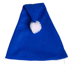 Nikolausmütze, blau