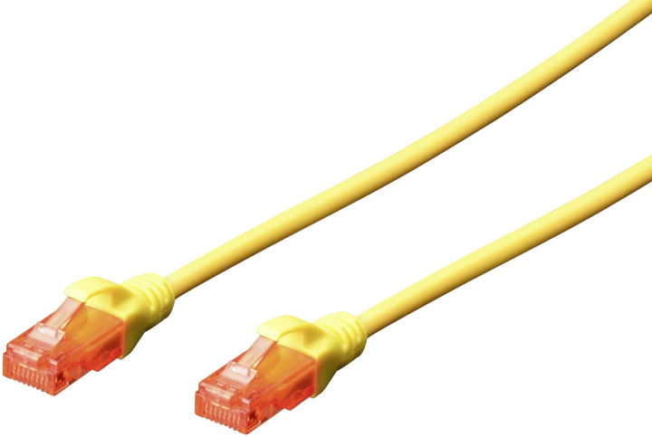Digitus Patch-Kabel RJ-45 (M) zu RJ-45 (M) 2m CCA U/UTP Cat 6 gelb (DK-1612-020/Y)