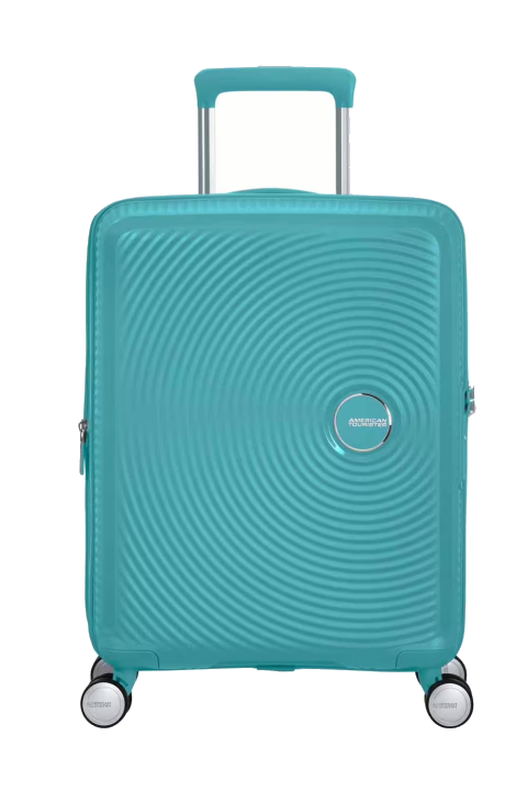 American Tourister Soundbox Trolley S 4R 55cm, erweiterbar Turquoise Tonic