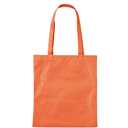Vliestasche Textile mit langen Henkeln, mandarin