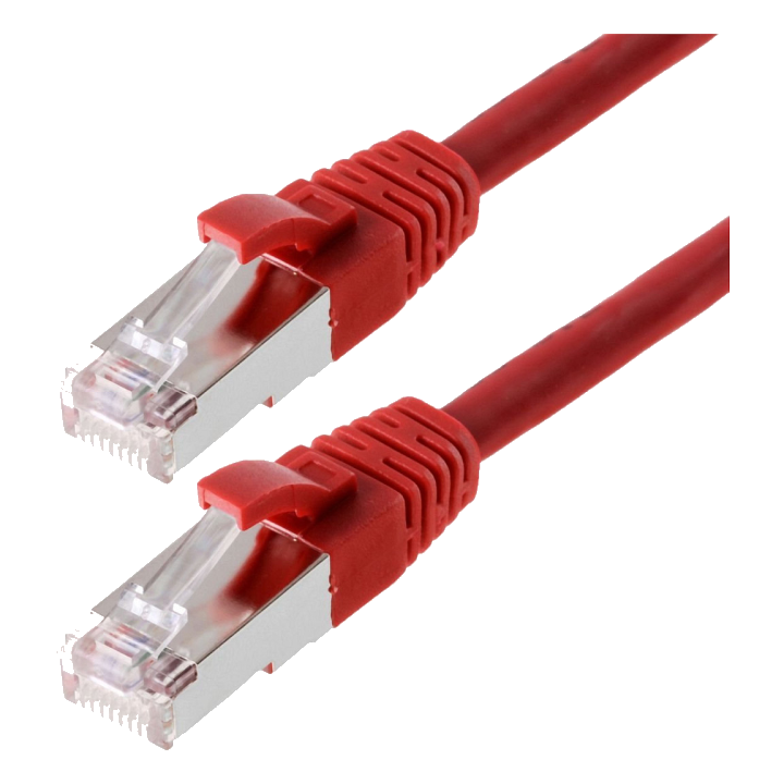 helos Cat.5e Patchkabel SF/UTP AWG 26 rot 5,0 m