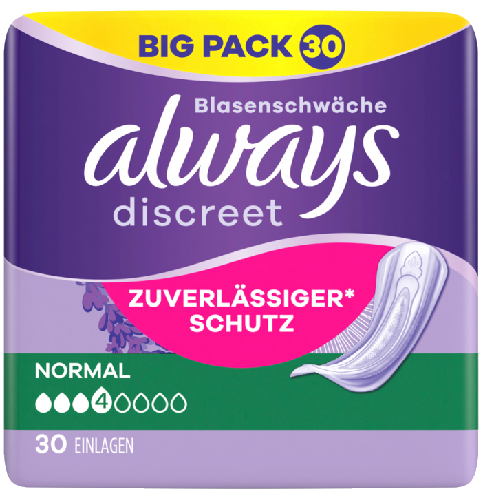always discreet Inkontinenz-Einlage Normal Big Pack
