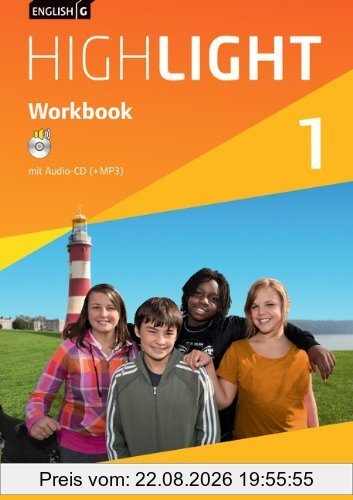 English G Highlight - Hauptschule: Band 1: 5. Schuljahr - Workbook mit Audio-CD: Audio-Dateien auch als MP3