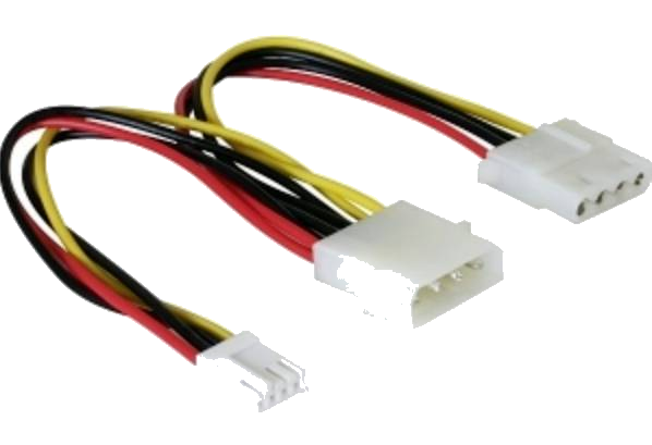 DELOCK Stromkabel Molex 4Pin -> Molex 4Pin +3,5 FDD
