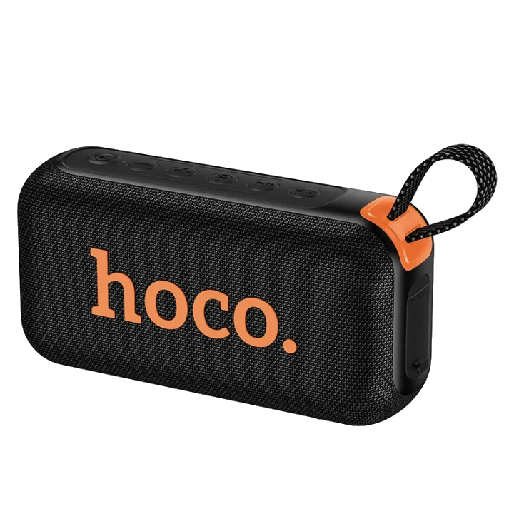 Tragbarer Bluetooth-Lautsprecher HOCO HC32, 2 x 10W, TWS, RGB, Schwarz