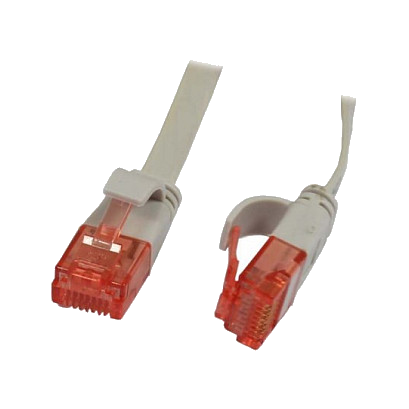 Synergy21 Patchkabel RJ45, CAT6 250Mhz, 3m grau, UTP(U/UTP), PVC, Flach,