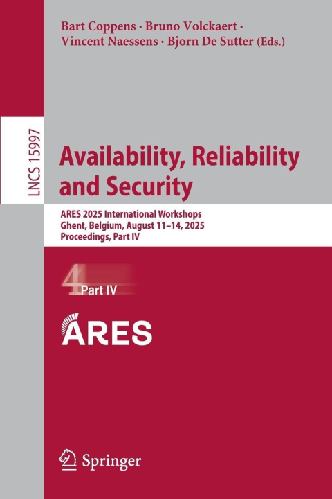 Availability Reliability and Security