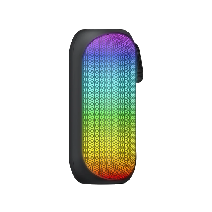 Tragbarer Bluetooth-Lautsprecher HAVIT SK808BT, 8W, RGB, wasserdicht, Schwarz
