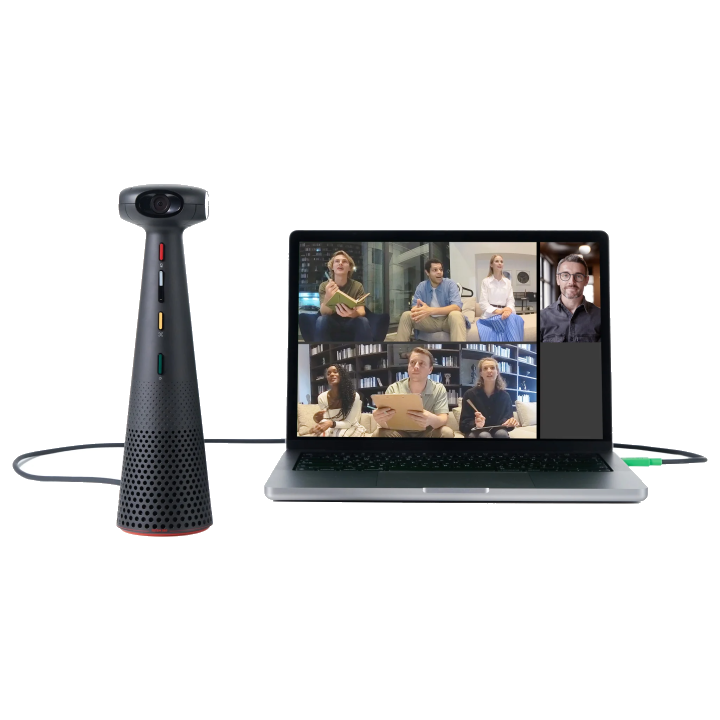 Ipevo KFT Konferenzkamera Totem 360 Mikro schwarz