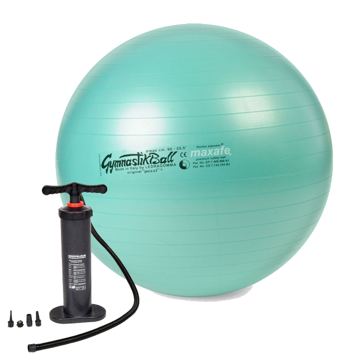 Original Pezzi® Gymnastikball MAXAFE m. Standpumpe