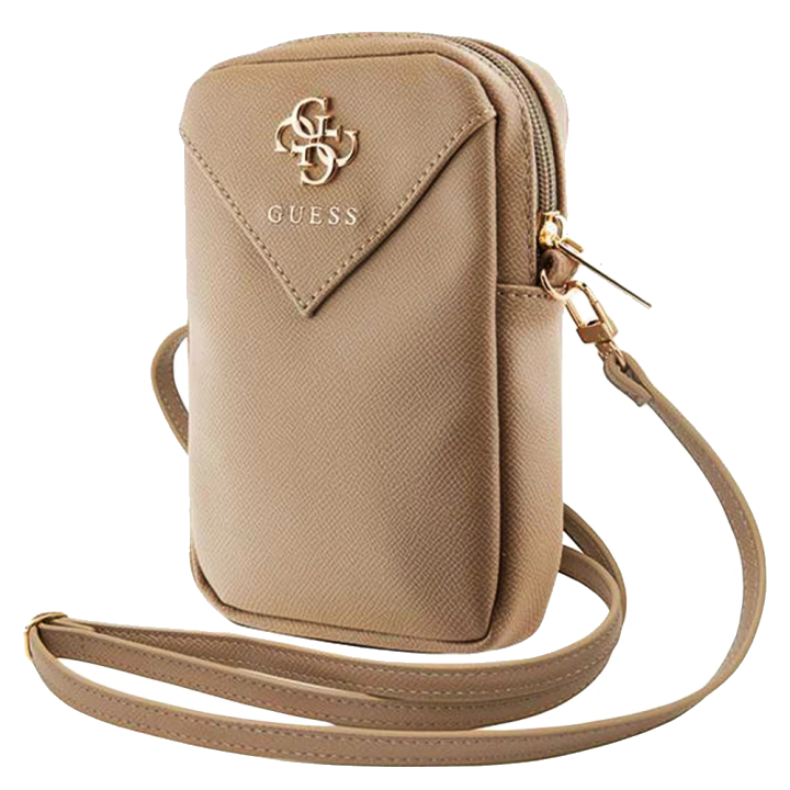 Universaltasche für Telefon, Guess, Triangle 4G, Goldfarben