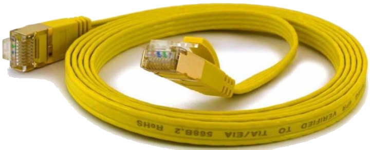Wantec Patchkabel FTP CAT6 q=1,6x6,5mm 0,10m gelb