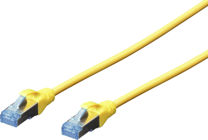 DIGITUS Patch-Kabel RJ-45 (M) zu RJ-45 (M) 5m Kupfer SF/UTP Cat 5e gelb (DK-1531-050/Y)