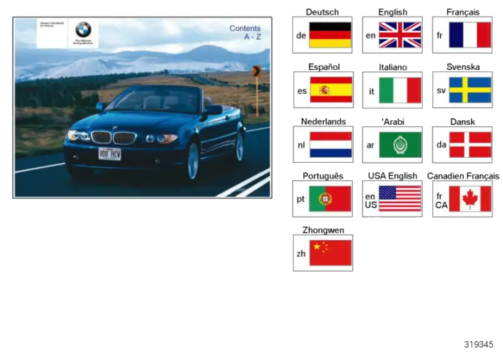 BMW Betriebsanleitung Deutsch E46/C 01400155038 - Bildposition 01