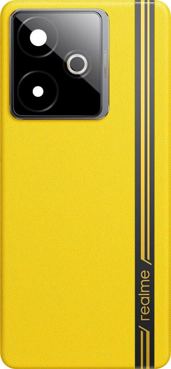 Batteriedeckel Realme GT 7T, Gelb (Racing Yellow), Service Pack 621033000634
