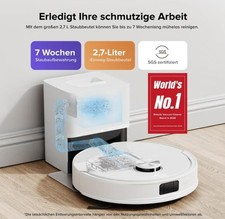roborock Q10 S5+ Set Saugroboter mit Wischfunktion 10000 Pa HyperForce Saugkraft
