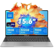 Laptop 15,6 Zoll Intel N95 16GB RAM 512GB SSD FHD IPS Mini HDMI Backlit Tastatur