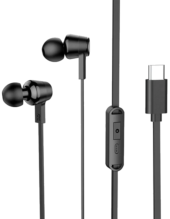 Handsfree USB-C HOCO M86, Schwarz