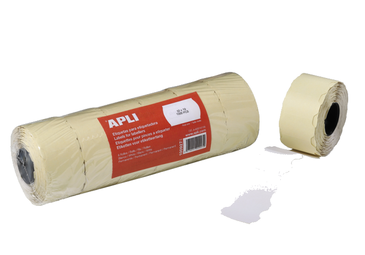 APLI Etiketten für Preisauszeichner, 32 x 19 mm, weiß