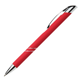 PENKO® Metall-Kugelschreiber Quito, blaue Mine, rot