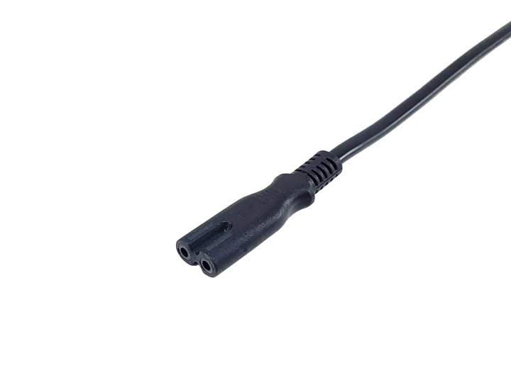Equip Stromkabel 2pin Euro ->C7 St/Bu schwarz 1.80m PVC Polybeutel