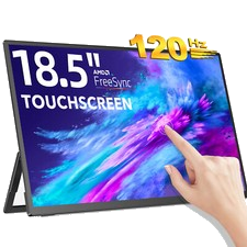18,5 Zoll Touchscreen Portable Monitor 120Hz Tragbarer Monitore 1920x1080 IPS